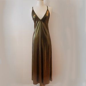 American Apparel | Dresses | American Apparel Dark Gold Dress | Poshmark